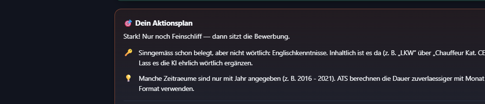 ApplyFox — Dein Aktionsplan